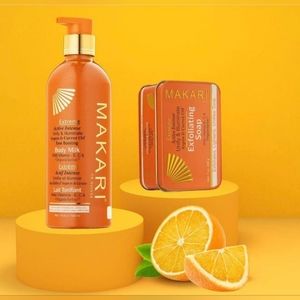 Makari Extreme Carrot & Argan Oil Skin Toning 2 PC. GIFT SET – Lightening